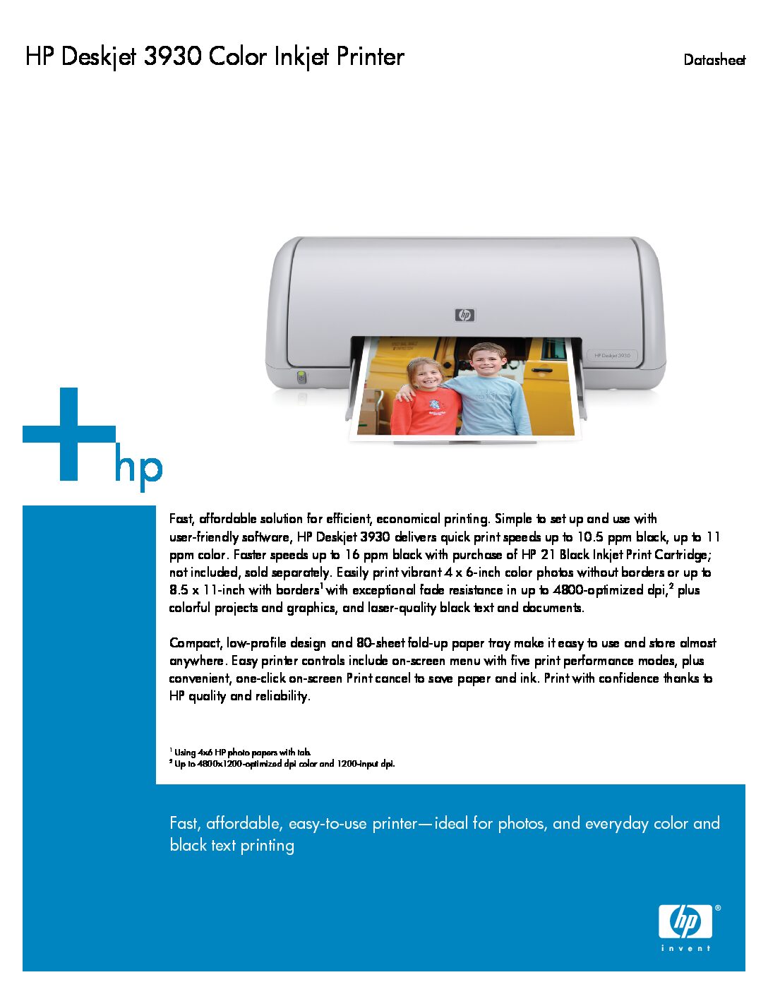HP Deskjet 3930 Printer